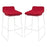 Garner Bar Stool Set of 2 1364-RED