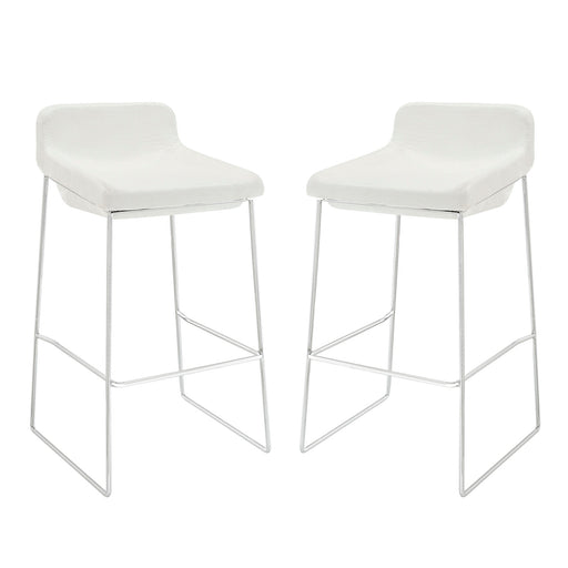 Garner Bar Stool Set of 2 1364-WHI