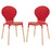 Path Dining Chair Set of 2 1368-RED