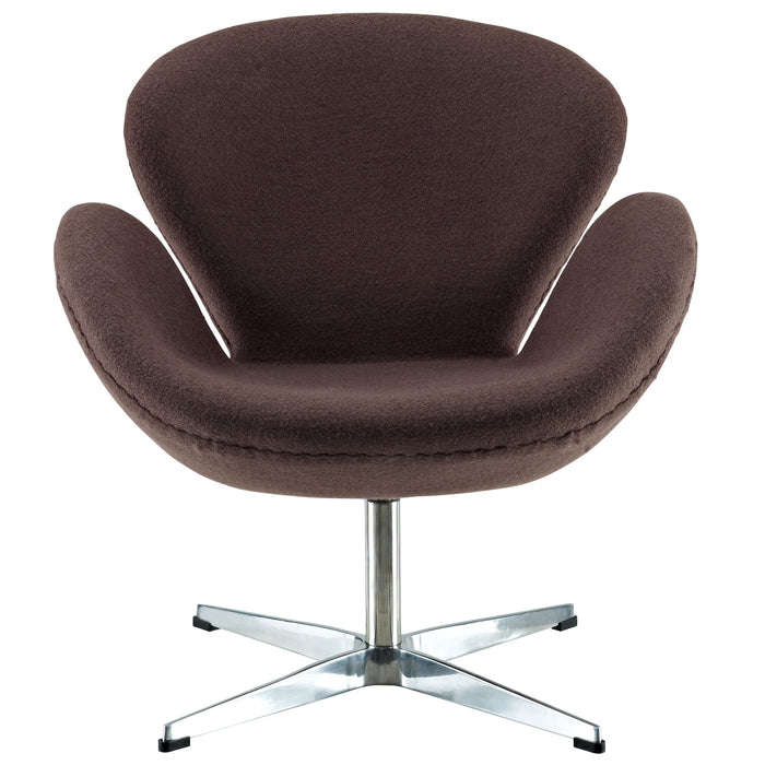 Wing Upholstered Chair 137-DBR