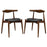 Stalwart Dining Side Chairs Set of 2 1377-DWL-BLK