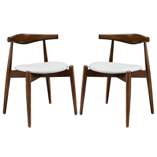 Stalwart Dining Side Chairs Set of 2 1377-DWL-WHI