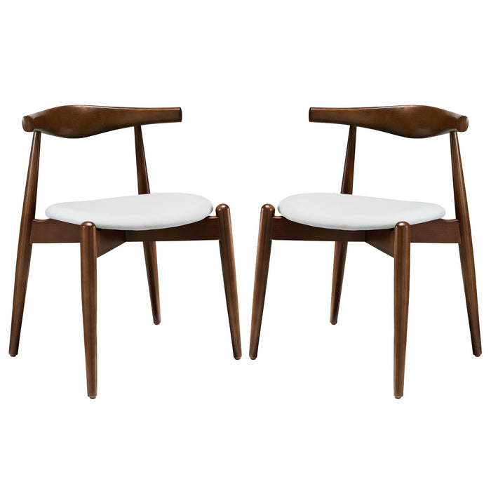 Stalwart Dining Side Chairs Set of 2 1377-DWL-WHI