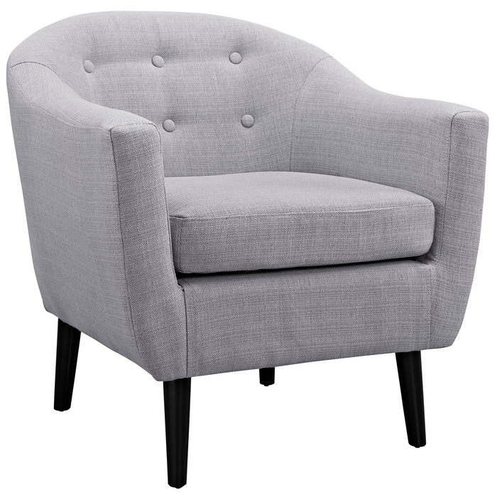 Wit Upholstered Fabric Armchair 1389-LGR