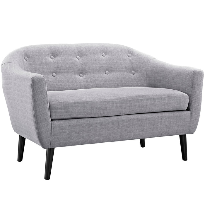 Wit Upholstered Loveseat 1391-LGR