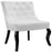 Royal Upholstered Vinyl Armchair 1404-WHI