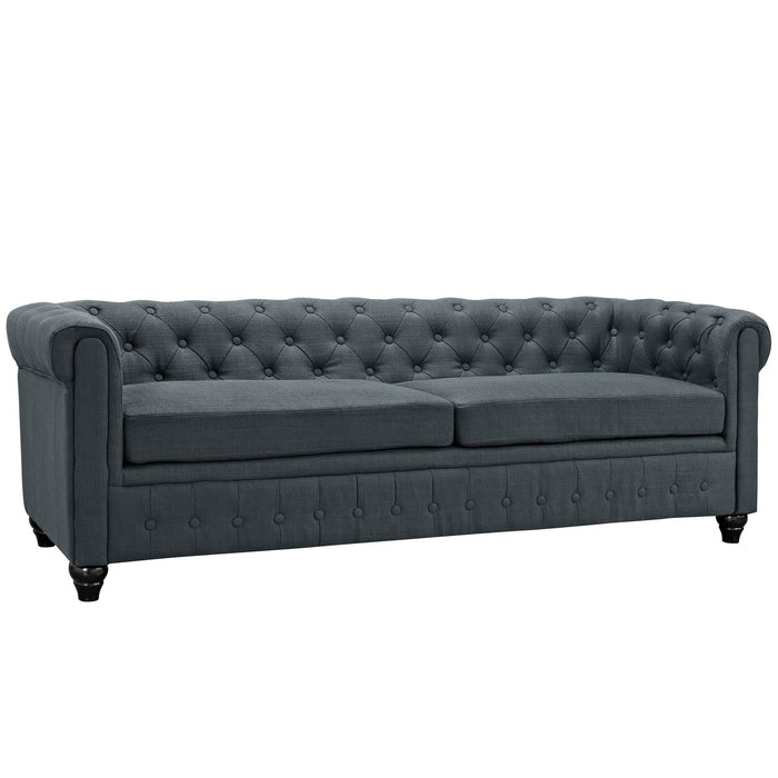 Earl Upholstered Fabric Sofa 1414-GRY