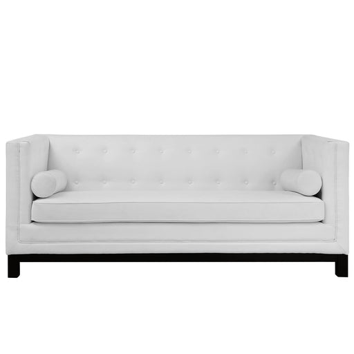 Imperial Bonded Leather Sofa 1421-WHI