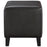 Lodge Upholstered Vinyl Ottoman 1428-BRN