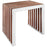 Gridiron Small Wood Inlay Bench 1429-WAL