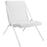 Swing Upholstered Vinyl Lounge Chair 1436-WHI