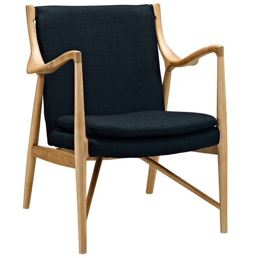 Makeshift Upholstered Lounge Chair 1440-BIBLK