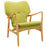 Heed Upholstered Lounge Chair 1442-BIR-GRN