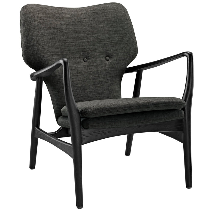 Heed Upholstered Lounge Chair 1442-BLK-GRY