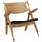 Concise Wood Lounge Chair 1445-NAT-BRN