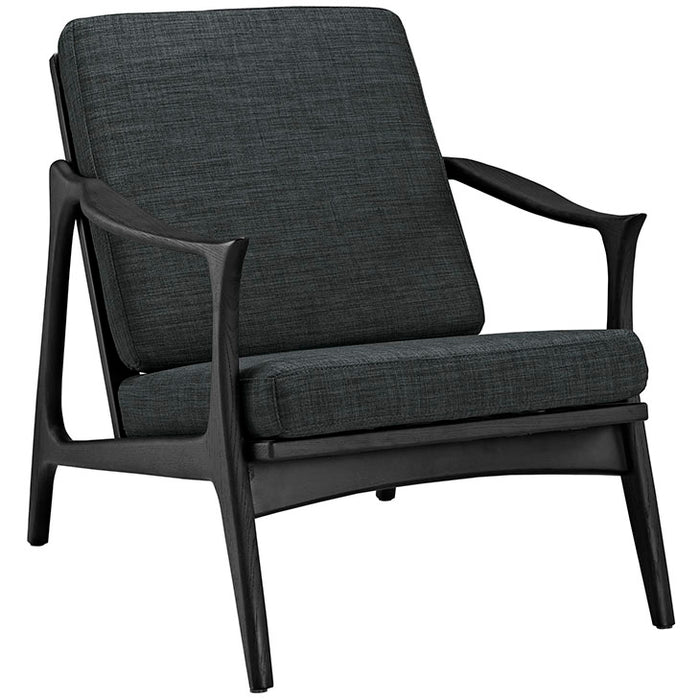 Pace Upholstered Armchair 1447-BLK-GRY