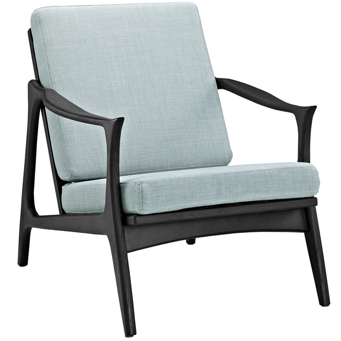 Pace Upholstered Armchair 1447-BLK-LBU