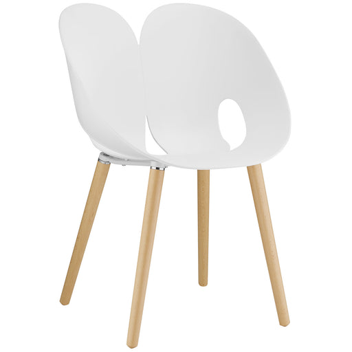 Envelope Dining Side Chair 1453-WHI