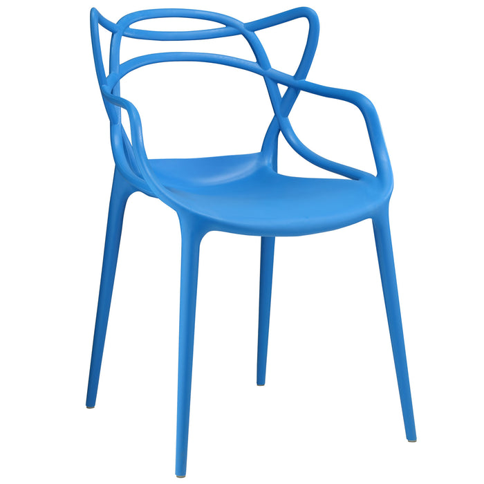 Entangled Dining Armchair 1458-BLU