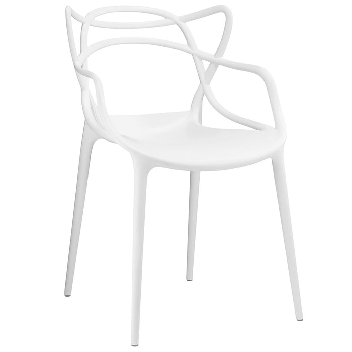 Entangled Dining Armchair 1458-WHI