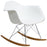 Rocker PP Plastic Lounge Chair 147-WHI