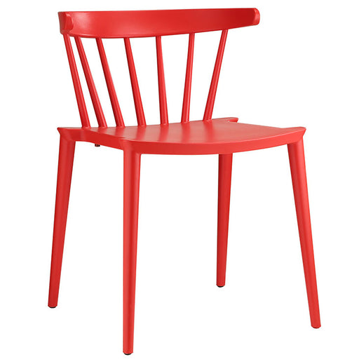 Spindle Dining Side Chair 1494-RED