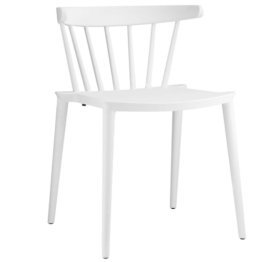 Spindle Dining Side Chair 1494-WHI