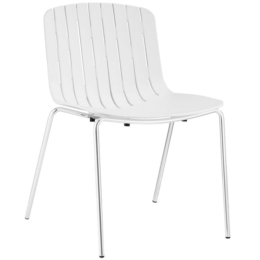 Trace Dining Side Chair 1495-WHI