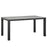 Maine 63" Outdoor Patio Dining Table 1508-BRN-GRY