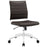 Jive Armless Mid Back Office Chair 1525-BRN