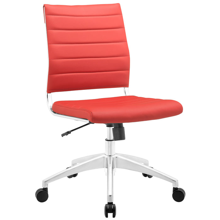 Jive Armless Mid Back Office Chair 1525-RED