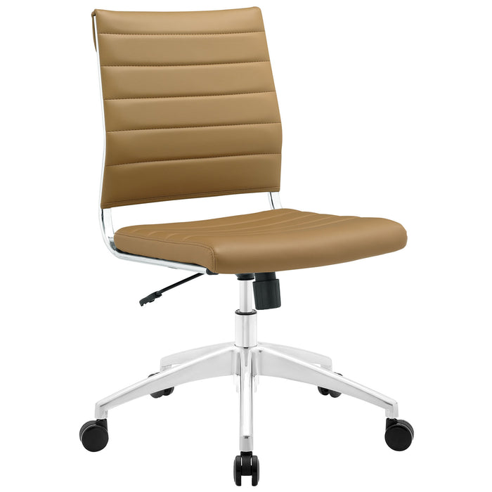 Jive Armless Mid Back Office Chair 1525-TAN