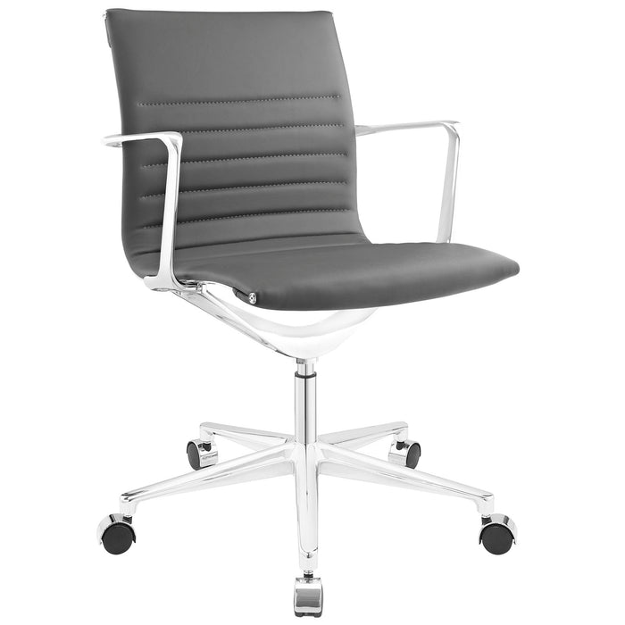 Vi Mid Back Vinyl Office Chair 1526-GRY