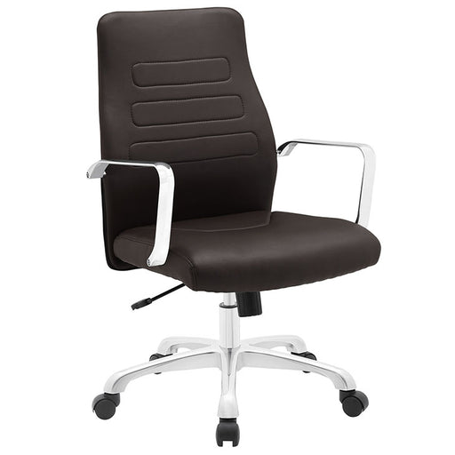 Depict Mid Back Aluminum Office Chair 1531-BRN