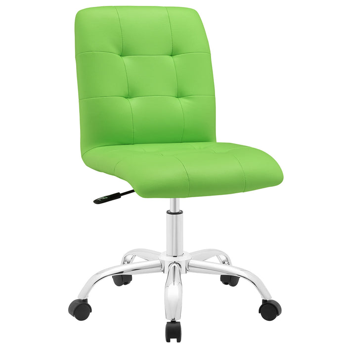 Prim Armless Mid Back Office Chair 1533-BGR