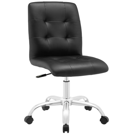 Prim Armless Mid Back Office Chair 1533-BLK