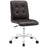 Prim Armless Mid Back Office Chair 1533-BRN