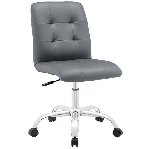 Prim Armless Mid Back Office Chair 1533-GRY