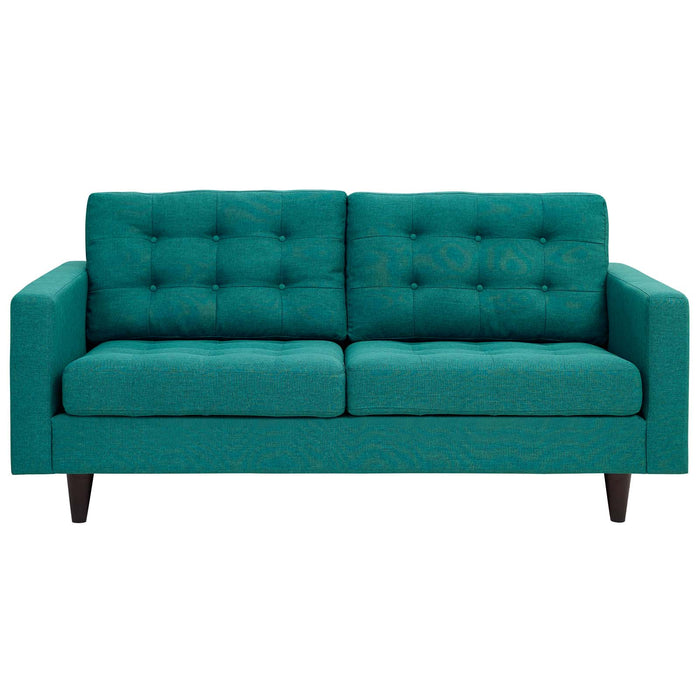 Empress Upholstered Loveseat 1547-TEA