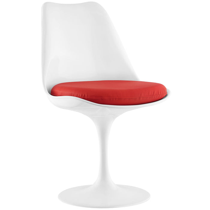 Lippa Dining Vinyl Side Chair 1594-RED