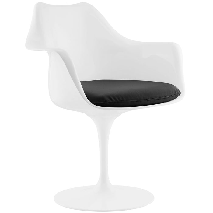 Lippa Dining Vinyl Armchair 1595-BLK