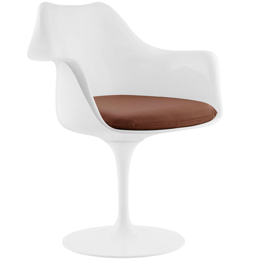 Lippa Dining Vinyl Armchair 1595-TAN