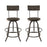 Procure Bar Stool Set of 2 1605-BLK-SET