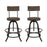 Procure Bar Stool Set of 2 1605-BRN-SET