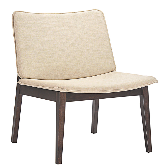 Evade Upholstered Lounge Chair 1612-WAL-BEI