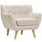 Remark Upholstered Armchair 1631-BEI