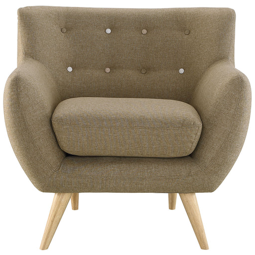 Remark Upholstered Armchair 1631-BRN