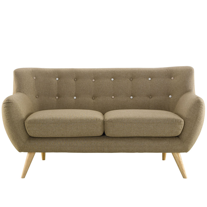 Remark Upholstered Loveseat 1632-BRN