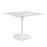 Lippa 40" Square Artificial Marble Dining Table 1637-WHI