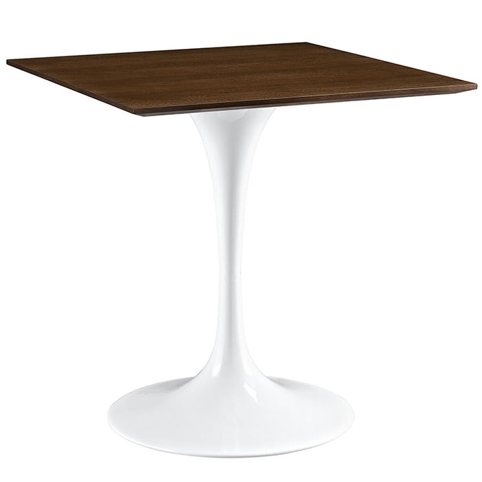 Lippa 28" Square Wood Dining Table 1641-WAL